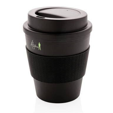 Herbruikbare koffiebeker met schroefdop 350ml