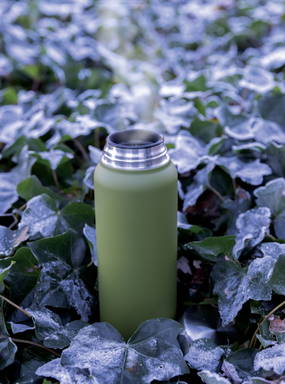 RCS gerecycled roestvrijstalen vacuümfles 600ML