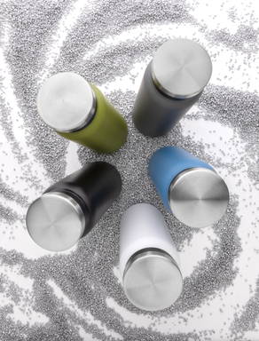 RCS gerecycled roestvrijstalen vacuümfles 600ML