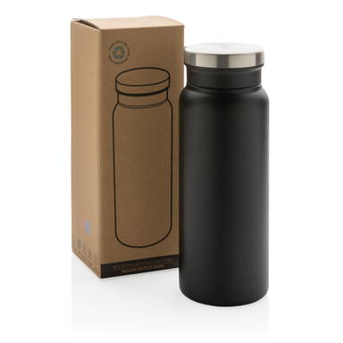 RCS gerecycled roestvrijstalen vacuümfles 600ML