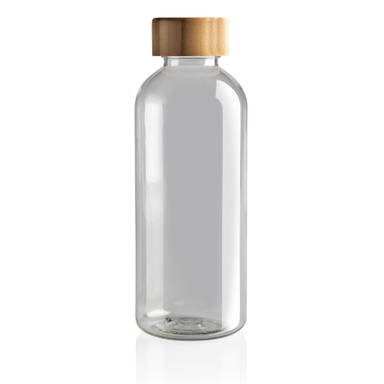 GRS recycled PET fles met bamboe dop