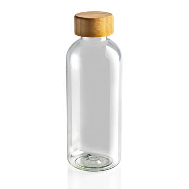 GRS recycled PET fles met bamboe dop
