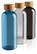 GRS recycled PET fles met bamboe dop