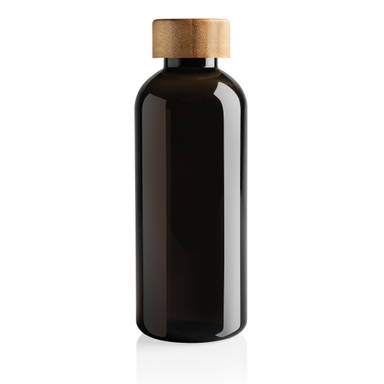 GRS recycled PET fles met bamboe dop