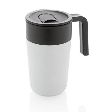 GRS recycled PP en roestvrijstalen mok met handvat