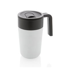 GRS recycled PP en roestvrijstalen mok met handvat