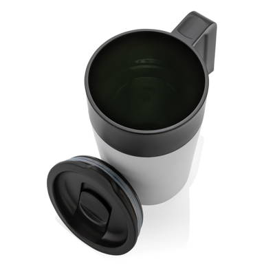 GRS recycled PP en roestvrijstalen mok met handvat