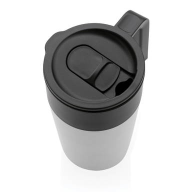 GRS recycled PP en roestvrijstalen mok met handvat