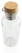 RCS recycled PET fles met bamboe deksel en handvat