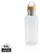 RCS recycled PET fles met bamboe deksel en handvat