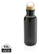 RCS recycled PET fles met bamboe deksel en handvat