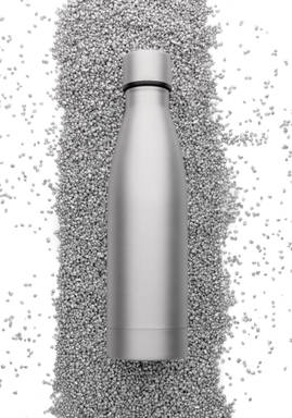 RCS gerecycled roestvrijstalen unikleur vacuümfles