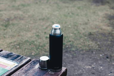 Swiss Peak Elite 1L copper vacuüm fles