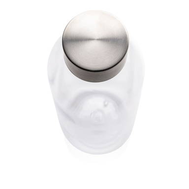 Lekvrije waterfles met metallic dop