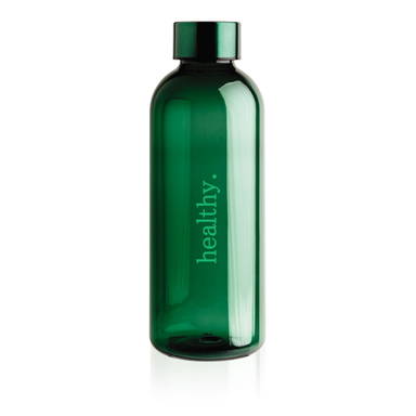 Lekvrije waterfles met metallic dop