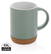 Keramische mok met kurken bodem 280 ml