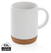 Keramische mok met kurken bodem 280 ml