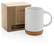 Keramische mok met kurken bodem 280 ml