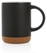 Keramische mok met kurken bodem 280 ml