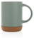 Keramische mok met kurken bodem 280 ml