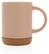 Keramische mok met kurken bodem 280 ml
