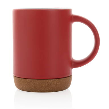 Keramische mok met kurken bodem 280 ml