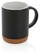Keramische mok met kurken bodem 280 ml
