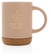 Keramische mok met kurken bodem 280 ml