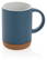 Keramische mok met kurken bodem 280 ml