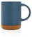 Keramische mok met kurken bodem 280 ml