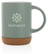 Keramische mok met kurken bodem 280 ml