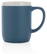 Keramische mok met witte rand 300 ml.