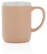 Keramische mok met witte rand 300 ml.