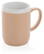 Keramische mok met witte rand 300 ml.