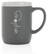 Keramische mok met witte rand 300 ml.