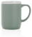 Keramische mok met witte rand 300 ml.
