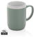 Keramische mok met witte rand 300 ml.