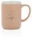 Keramische mok met witte rand 300 ml.