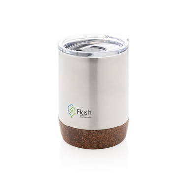 RCS gerecycled roestvrijstalen koffiebeker met kurk