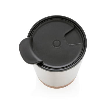 GRS gerecycled PP en roestvrijstalen kurk koffiebeker