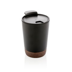 GRS gerecycled PP en roestvrijstalen kurk koffiebeker