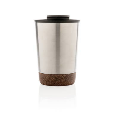 GRS gerecycled PP en roestvrijstalen kurk koffiebeker
