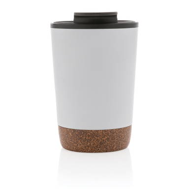 GRS gerecycled PP en roestvrijstalen kurk koffiebeker