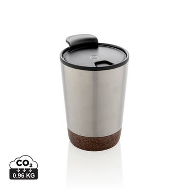 GRS gerecycled PP en roestvrijstalen kurk koffiebeker