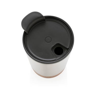 GRS gerecycled PP en roestvrijstalen kurk koffiebeker