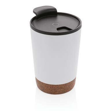 GRS gerecycled PP en roestvrijstalen kurk koffiebeker