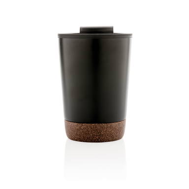 GRS gerecycled PP en roestvrijstalen kurk koffiebeker