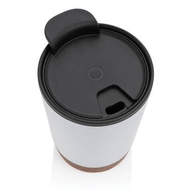 GRS gerecycled PP en roestvrijstalen kurk koffiebeker