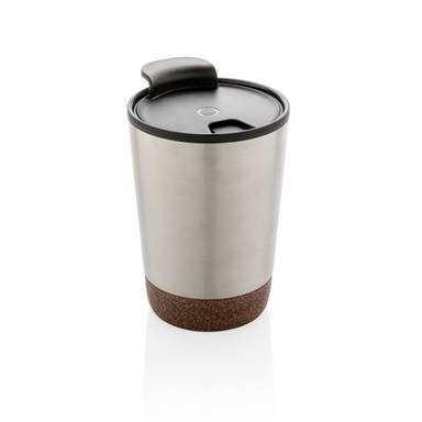 GRS gerecycled PP en roestvrijstalen kurk koffiebeker