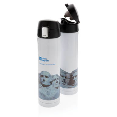 RCS gerecycled roestvrijstalen easy lock thermosfles